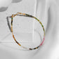Wassermelonenturmalin  Edelstein Armband